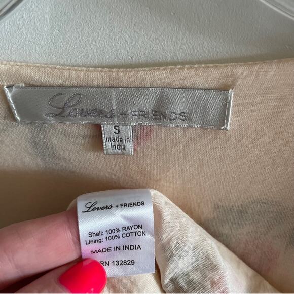 Lovers + Friends Cream Floral Embroidered Mini Dress - Picture 9 of 9